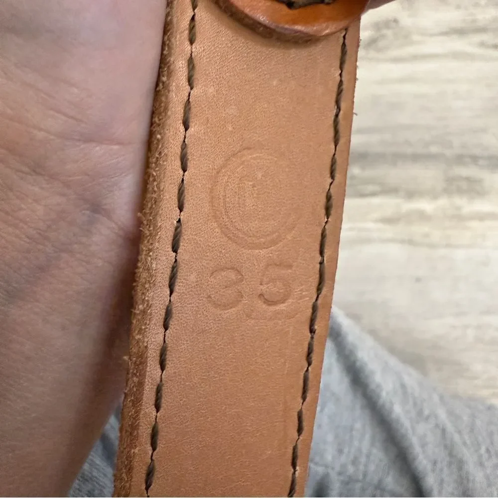Crossbreed Unisex Heavy Duty Classic Tan Gun Holster Leather Belt Size 35